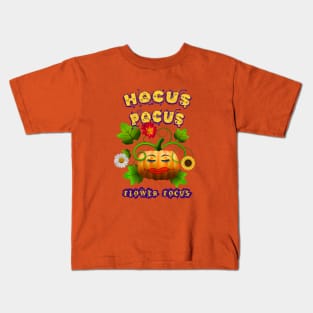 Hocus Pocus Flower Focus Kids T-Shirt